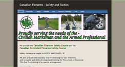 Desktop Screenshot of canadianfirearms-safetyandtactics.com