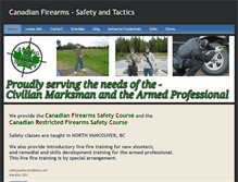 Tablet Screenshot of canadianfirearms-safetyandtactics.com